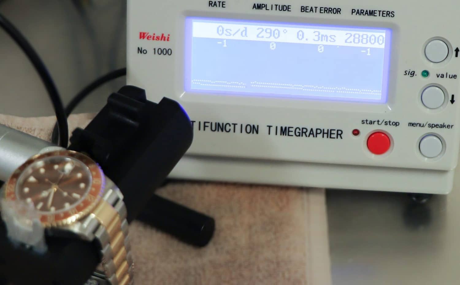 香港手錶維修 檢查走時 走時較準 watch repair checking time accuracy